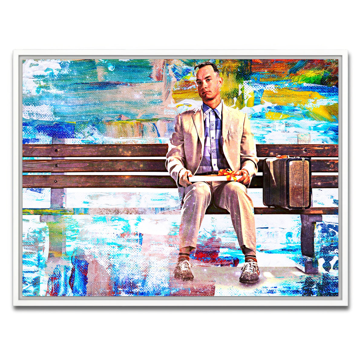 AUTO-MOCKUP WHITE | Forrest Gump | 1 Piece | White Framed Canvas | group=4x3