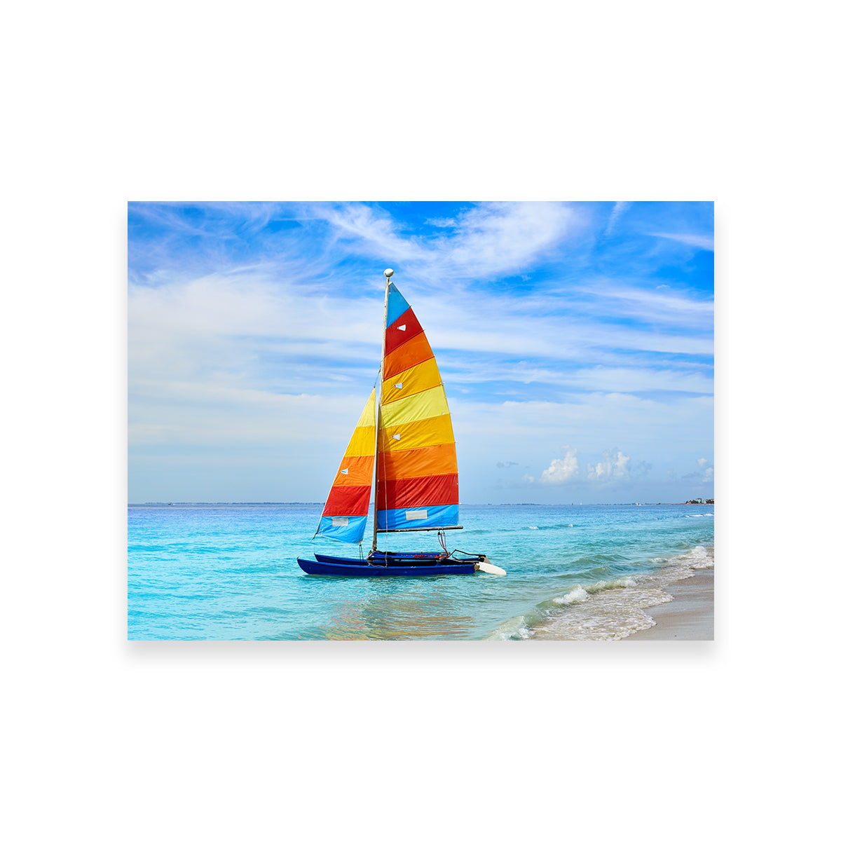 Fort Myers Beach Sailboat Wall Art