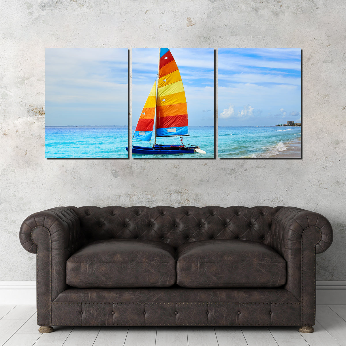 Fort Myers Beach Sailboat Wall Art