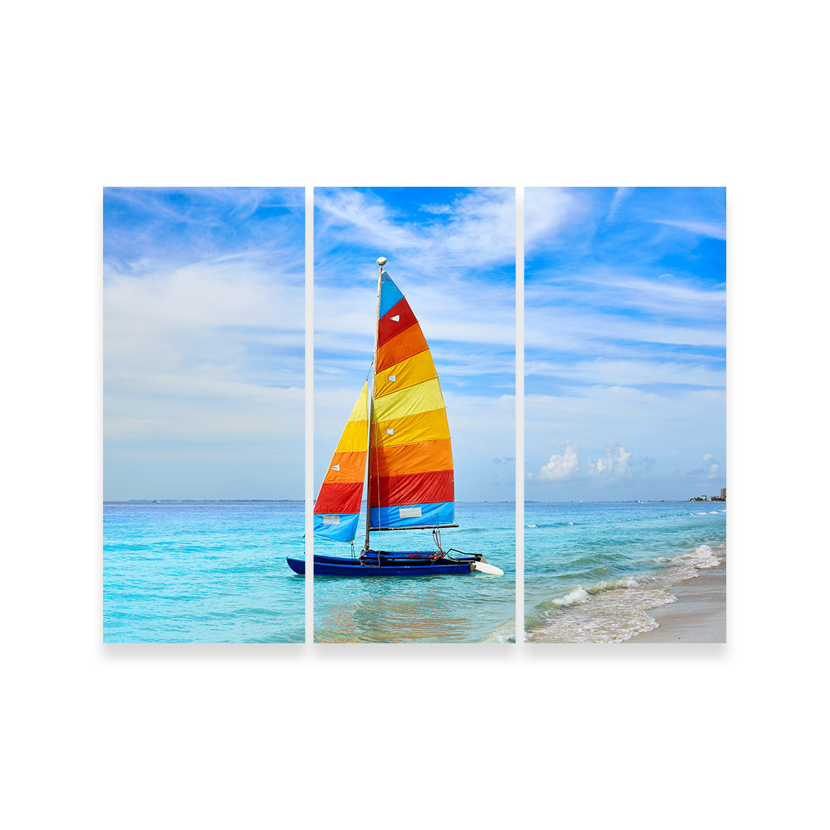 Fort Myers Beach Sailboat Wall Art