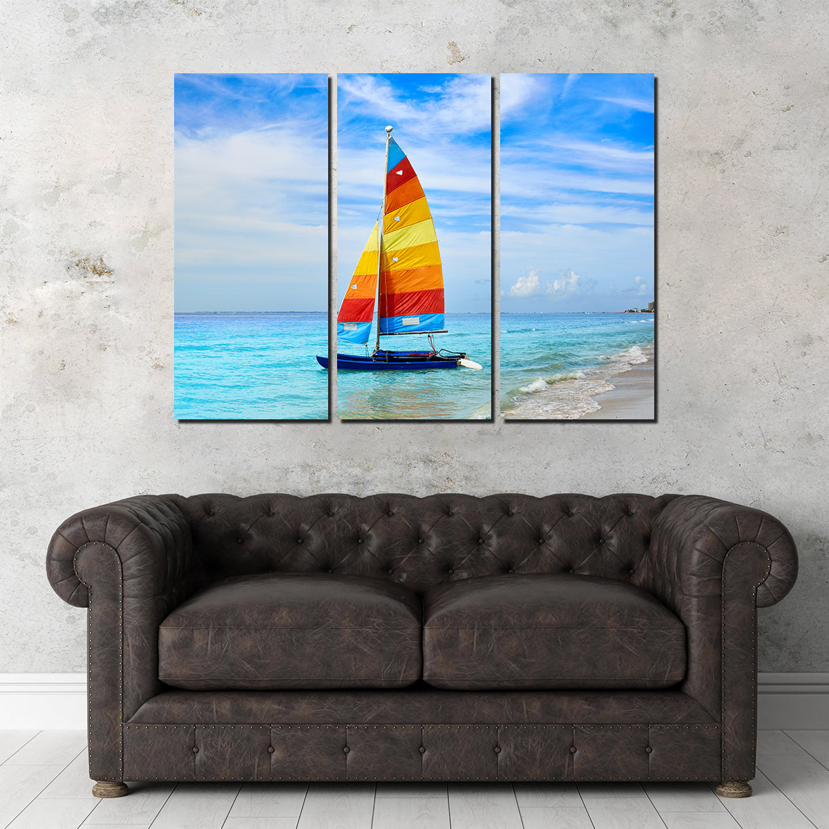 Fort Myers Beach Sailboat Wall Art