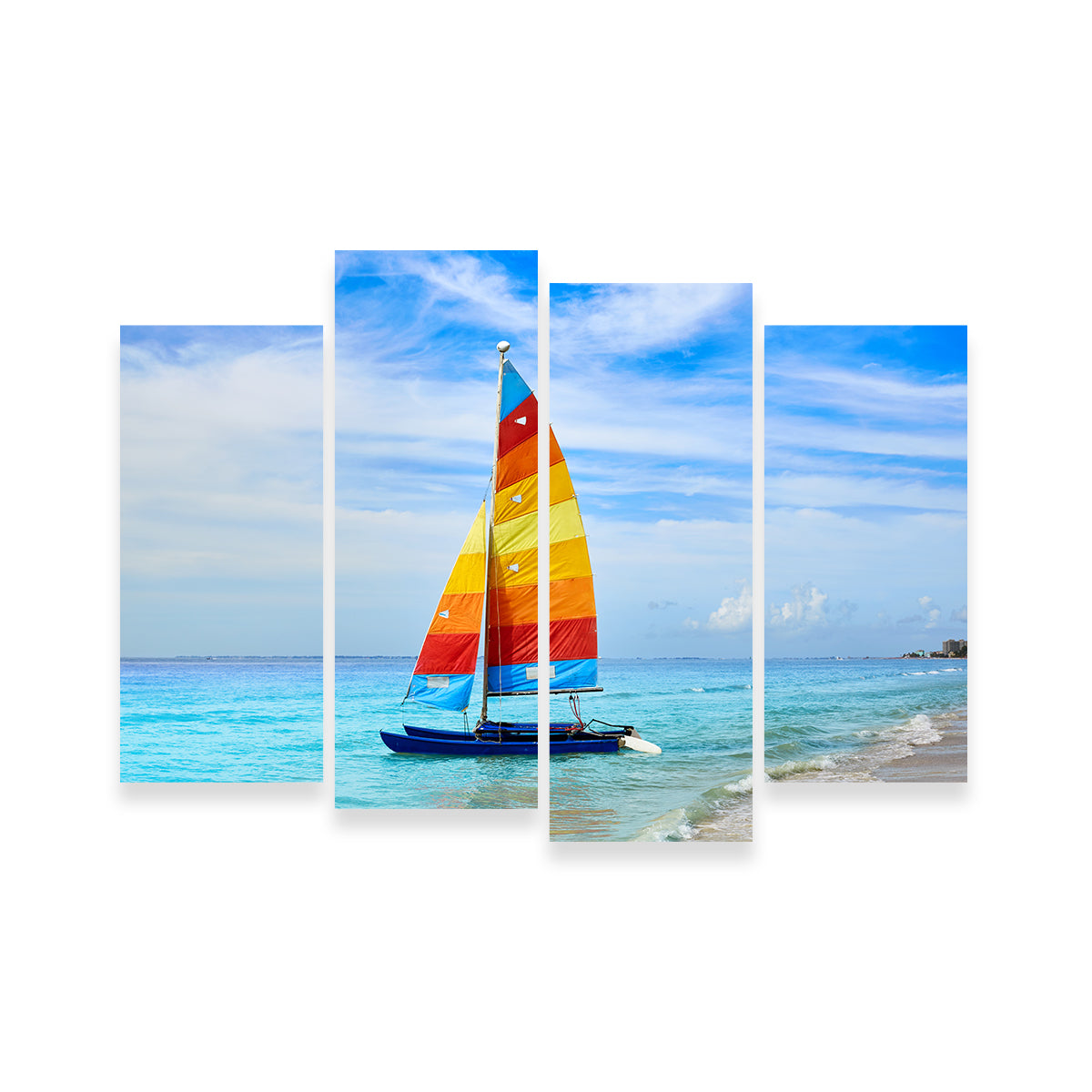 Fort Myers Beach Sailboat Wall Art