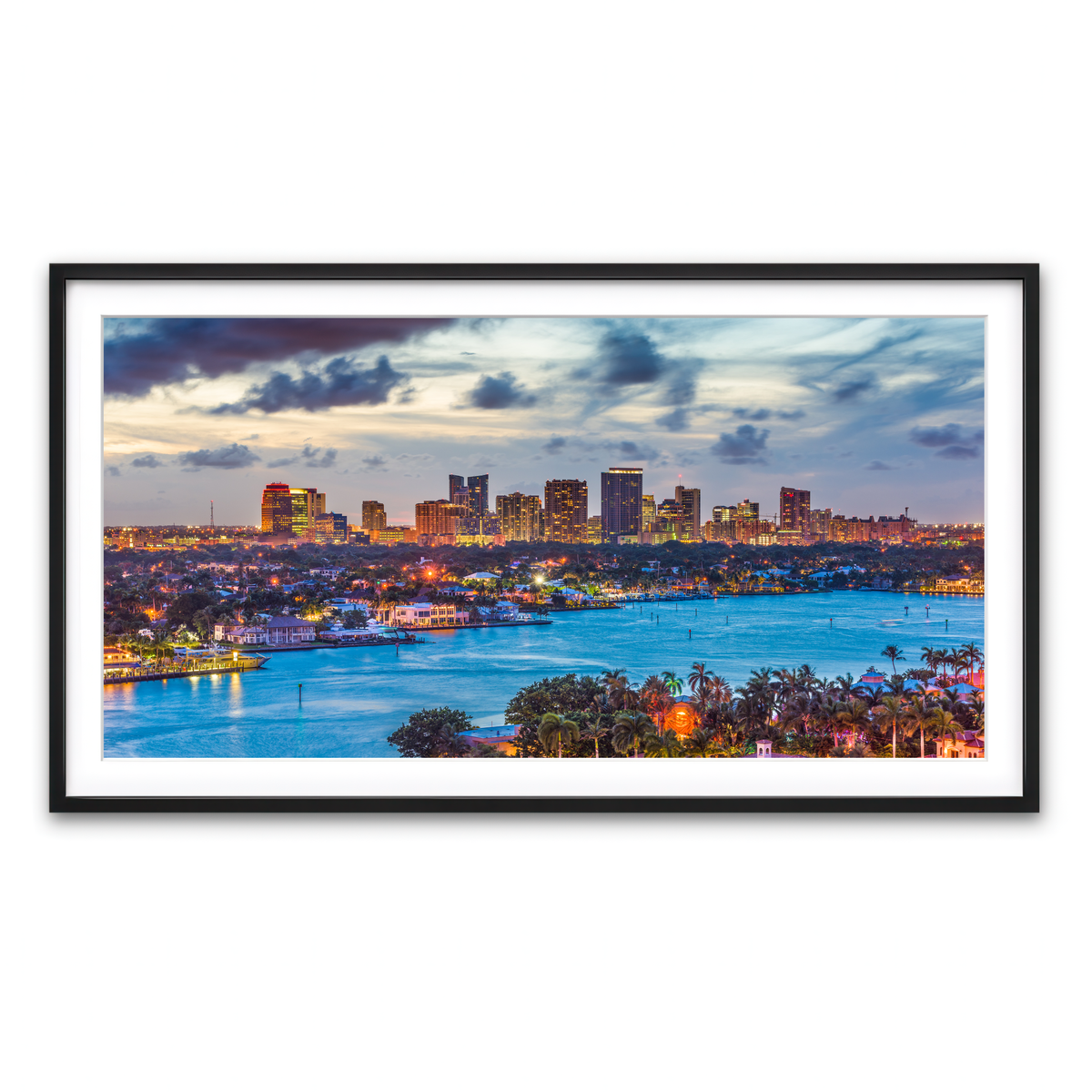 Framed Print 2x1 Black