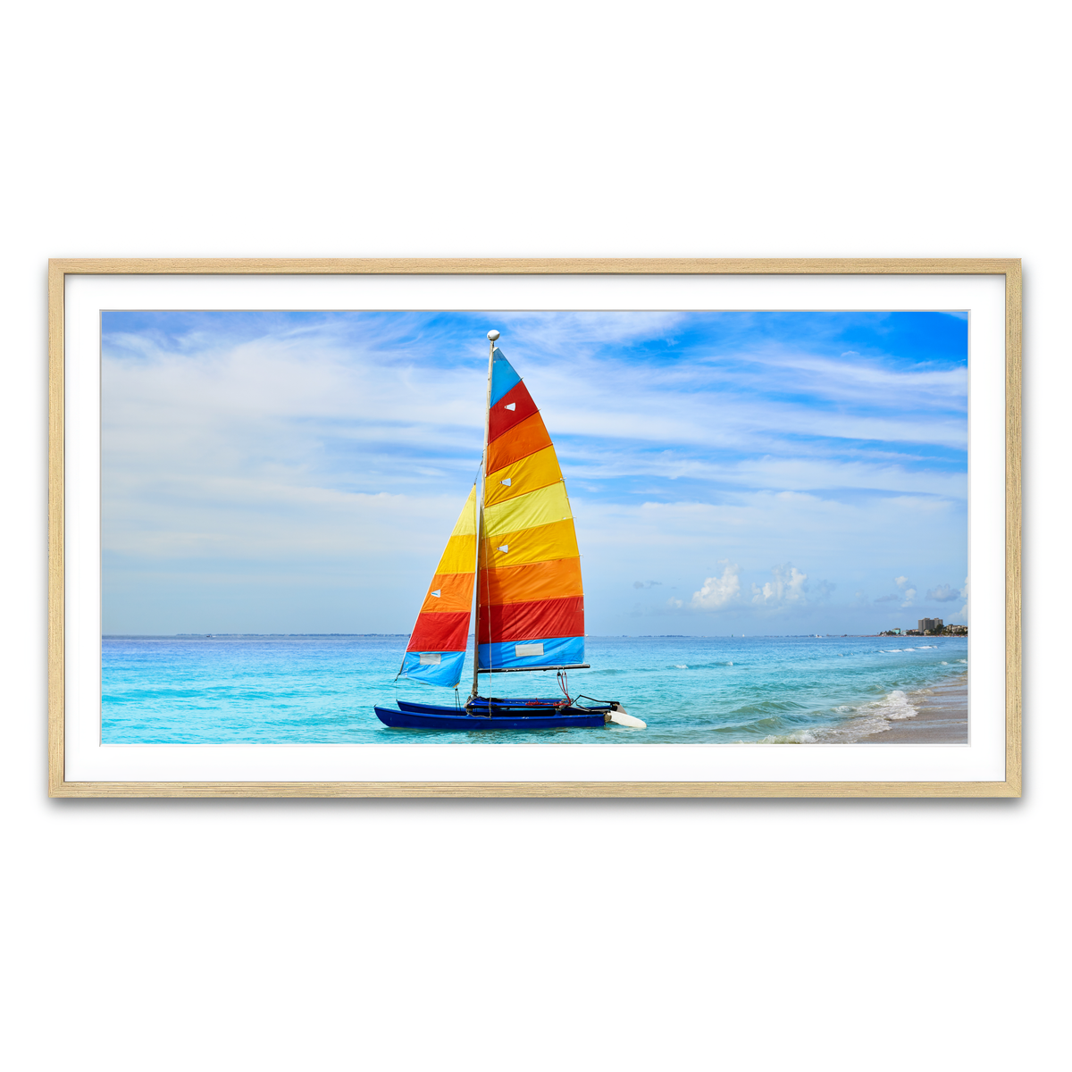 Framed Print 2x1 Natural