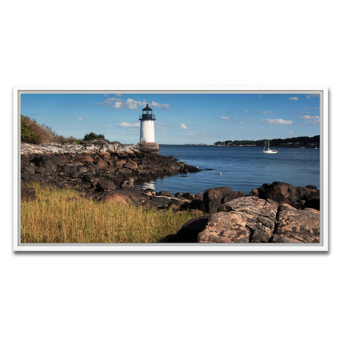 AUTO-MOCKUP WHITE | Fort Pickering | 1 Piece | White Framed Canvas | group=2x1