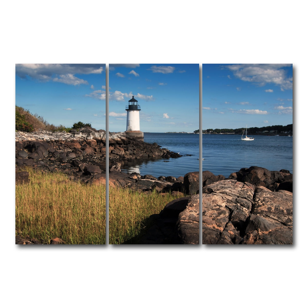 AUTO-MOCKUP WHITE | Fort Pickering | 3 Piece | Gallery Wrap Canvas | group=12x24