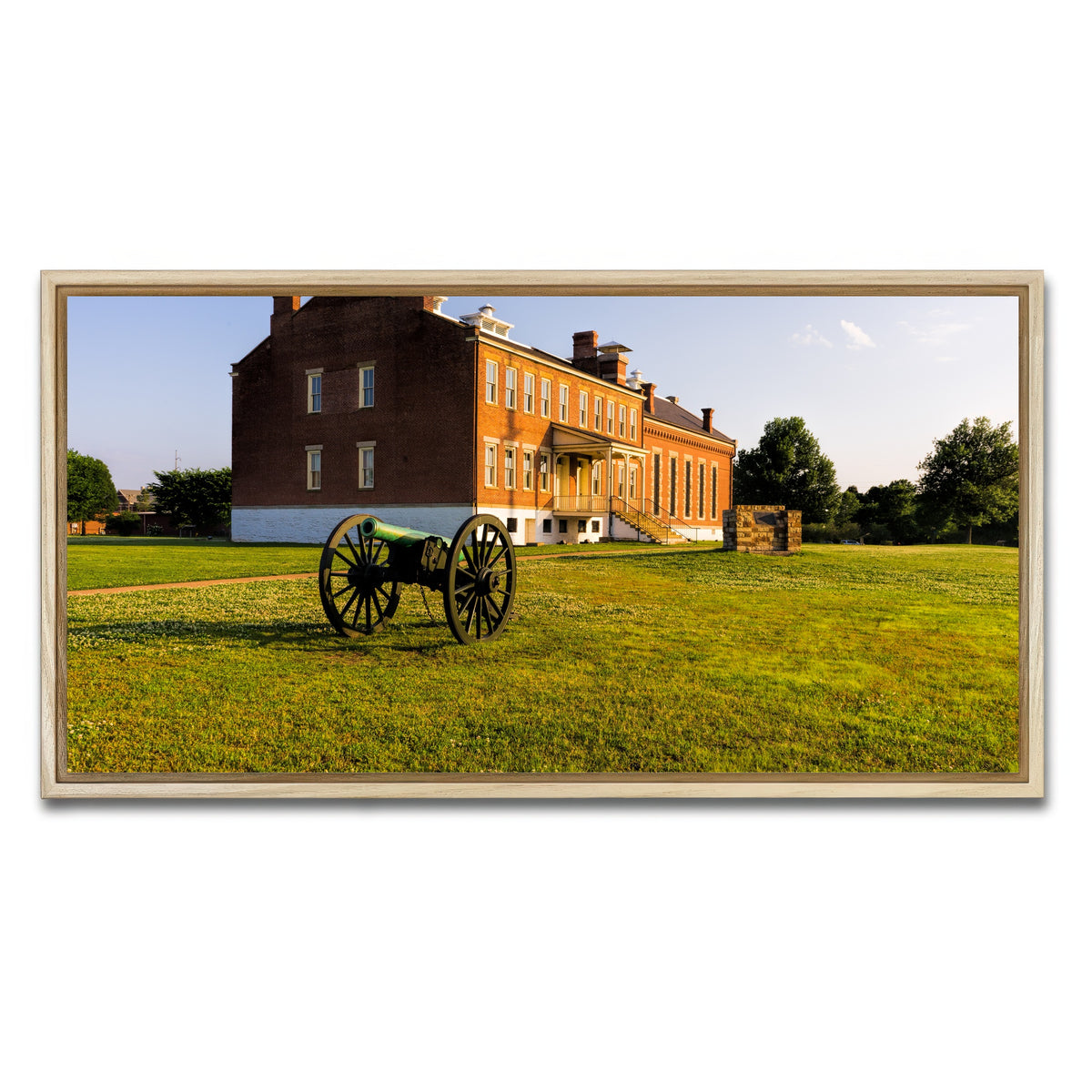 AUTO-MOCKUP WHITE | Fort Smith National Historic Site | 1 Piece | Natural Framed Canvas | group=2x1