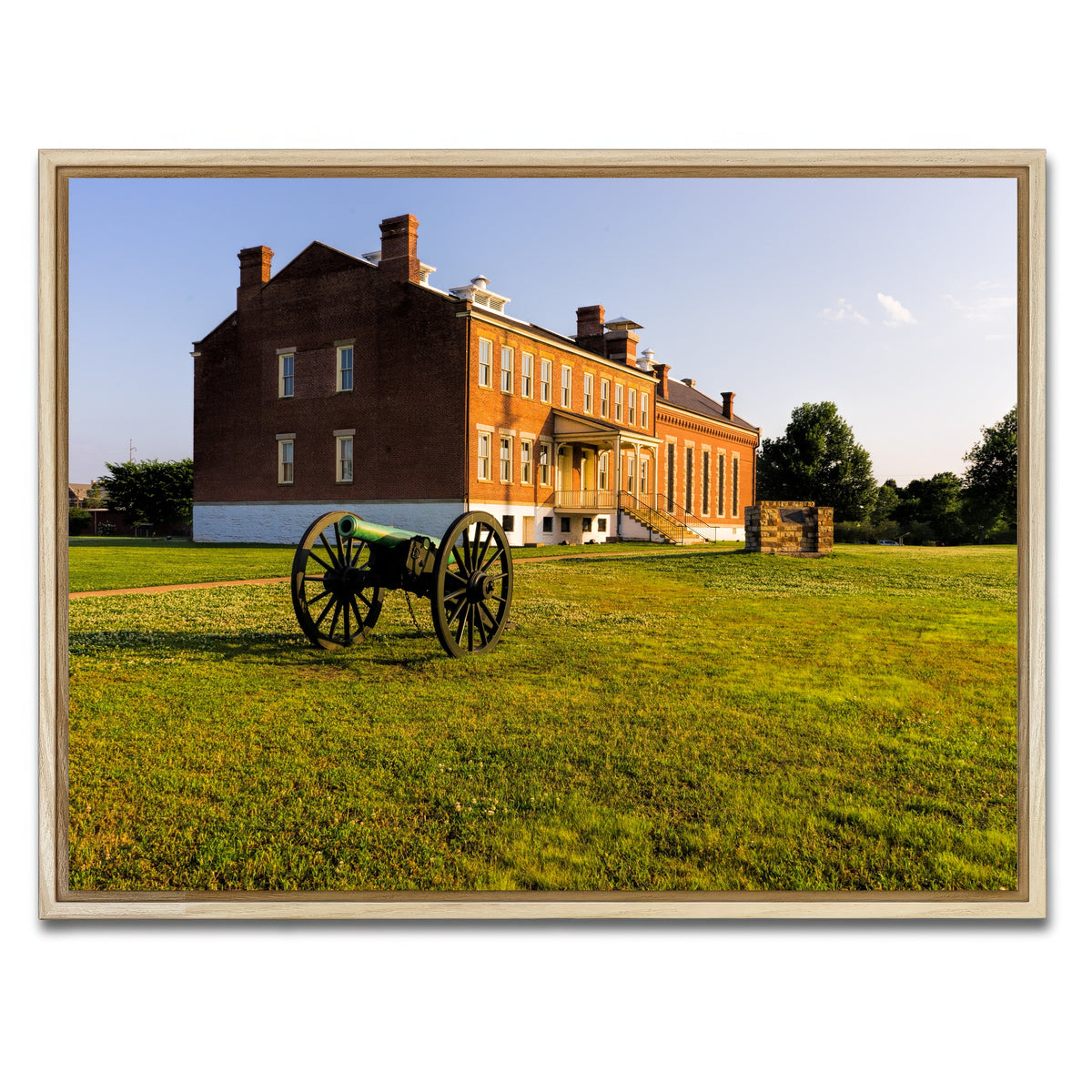 AUTO-MOCKUP WHITE | Fort Smith National Historic Site | 1 Piece | Natural Framed Canvas | group=4x3