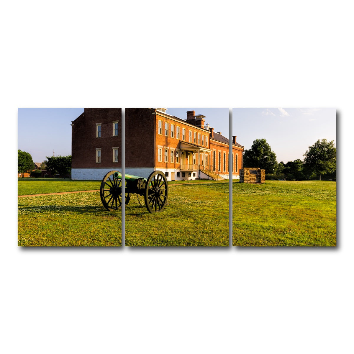 AUTO-MOCKUP WHITE | Fort Smith National Historic Site | 3 Piece | Gallery Wrap Canvas | group=18x24