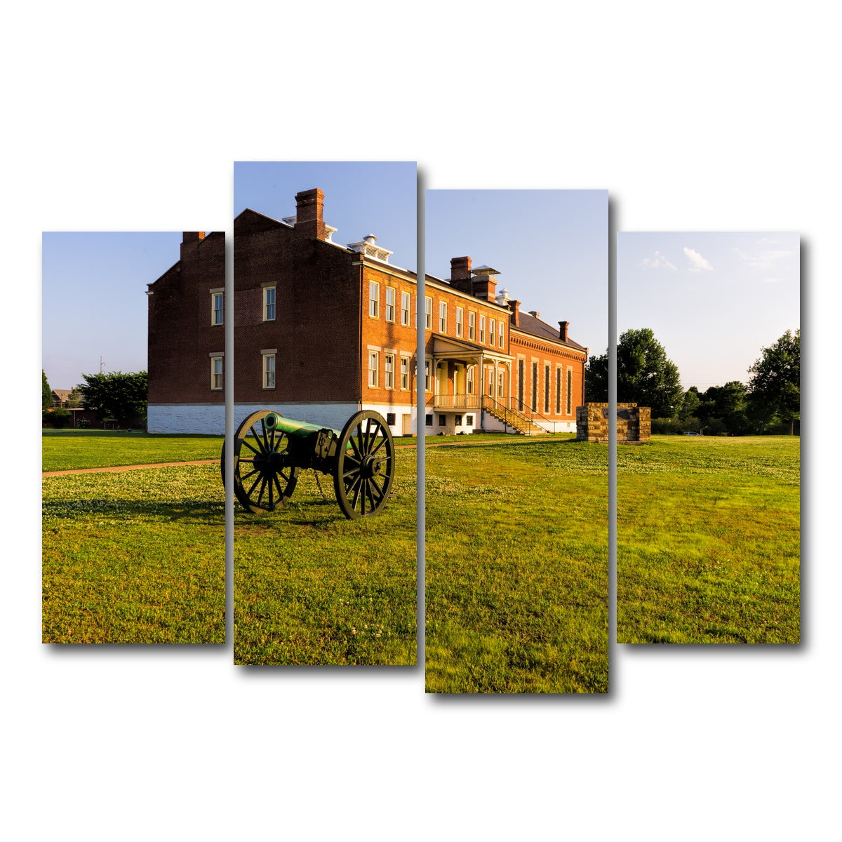 AUTO-MOCKUP WHITE | Fort Smith National Historic Site | 4 Piece | Gallery Wrap Canvas | group=4_normal
