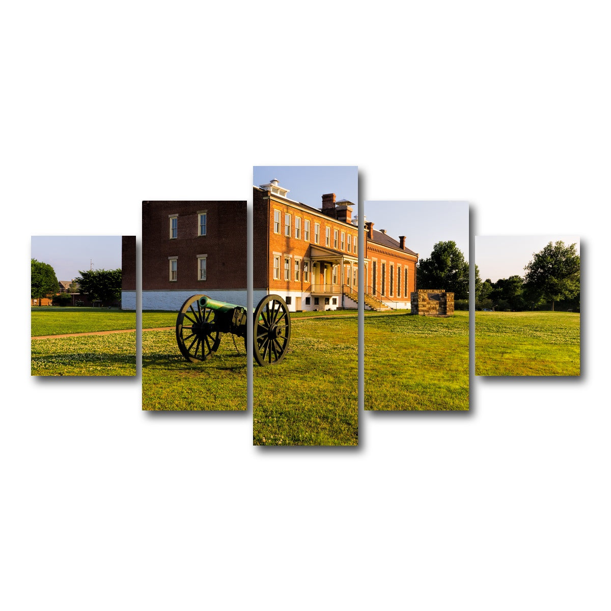 AUTO-MOCKUP WHITE | Fort Smith National Historic Site | 5 Piece | Gallery Wrap Canvas | group=5_short