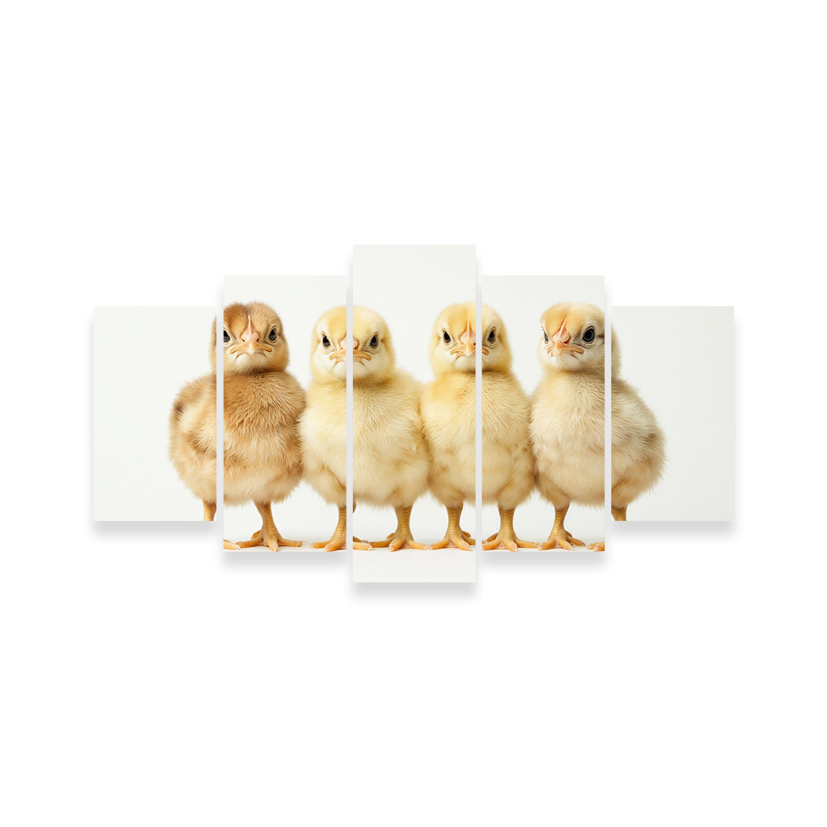 Four Baby Chickens Wall Art
