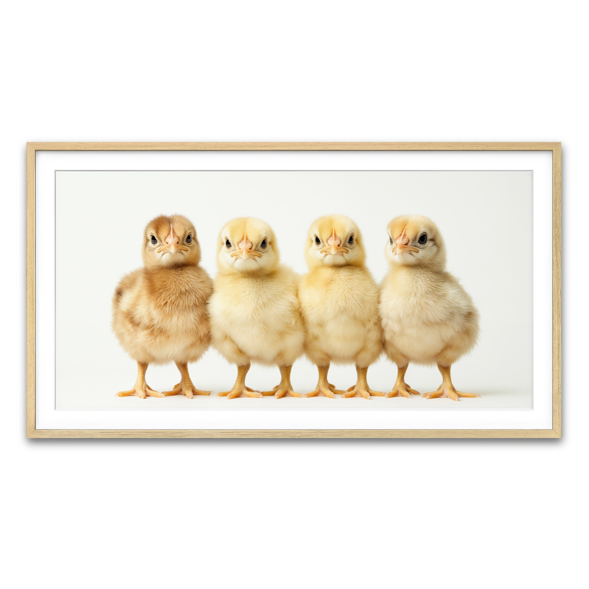 Framed Print 2x1 Natural