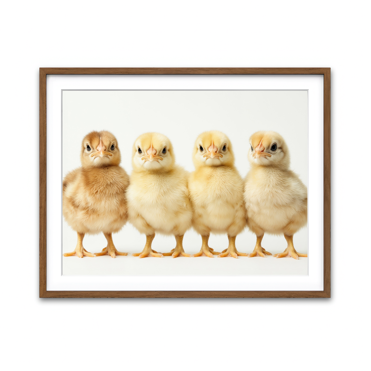 Framed Print 4x3 Walnut