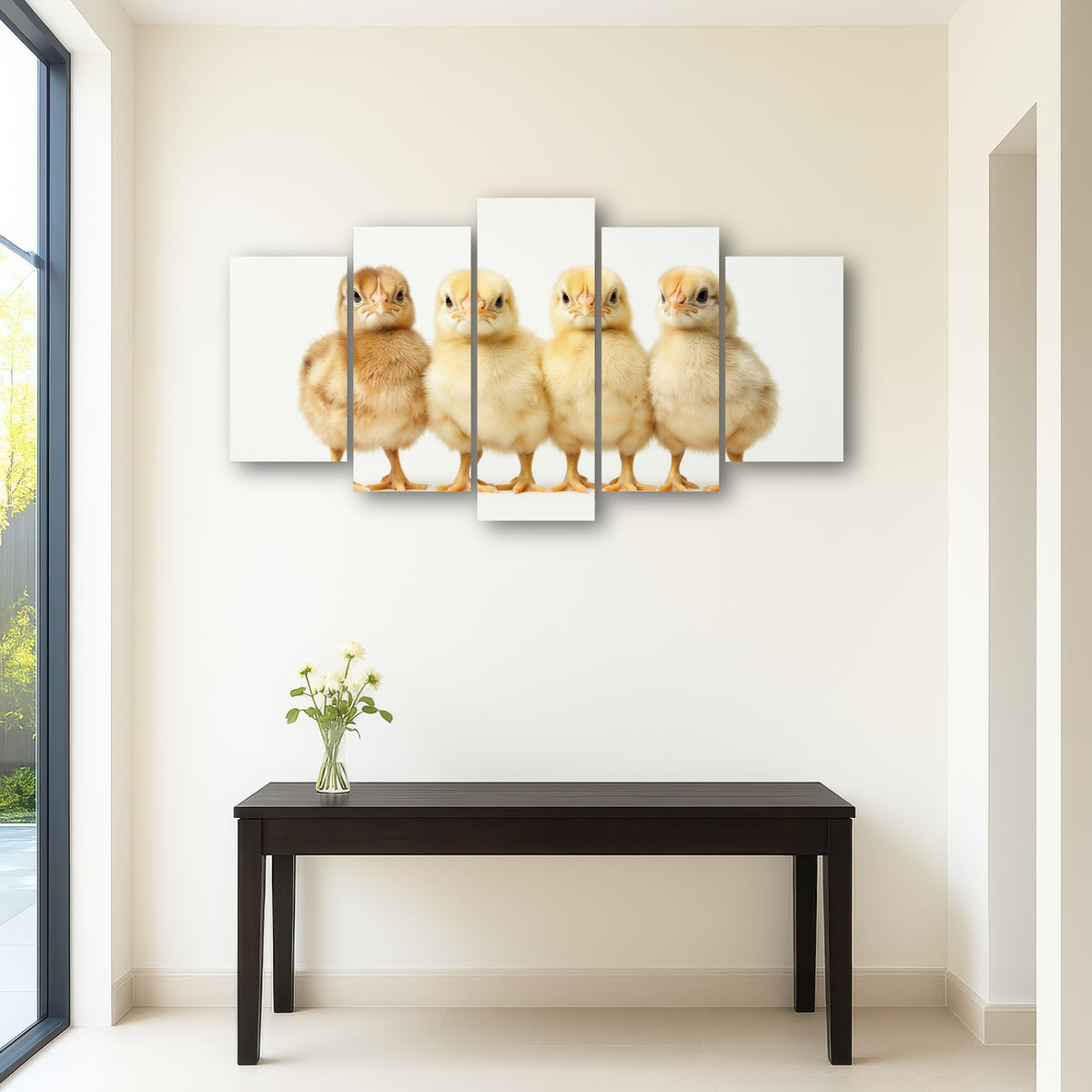 AUTO-MOCKUP ROOM | Four Baby Chickens
