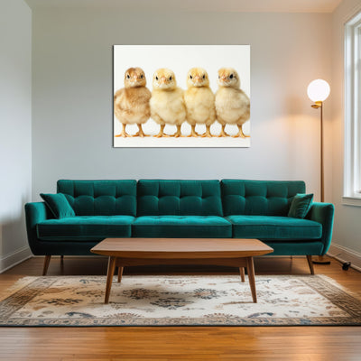 AUTO-MOCKUP ROOM | Four Baby Chickens