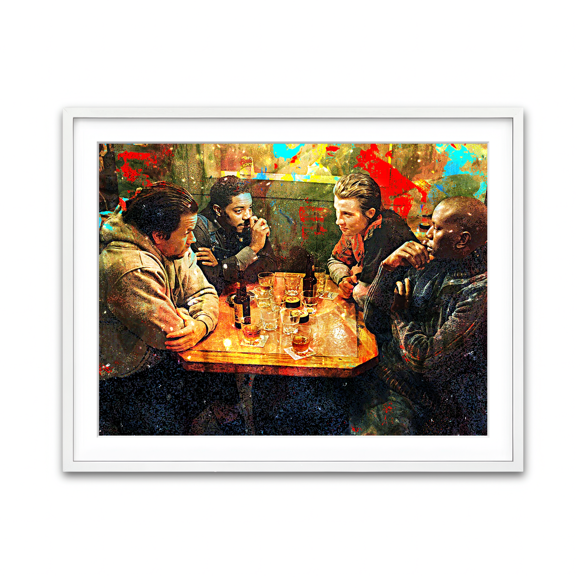 Framed Print 4x3 White