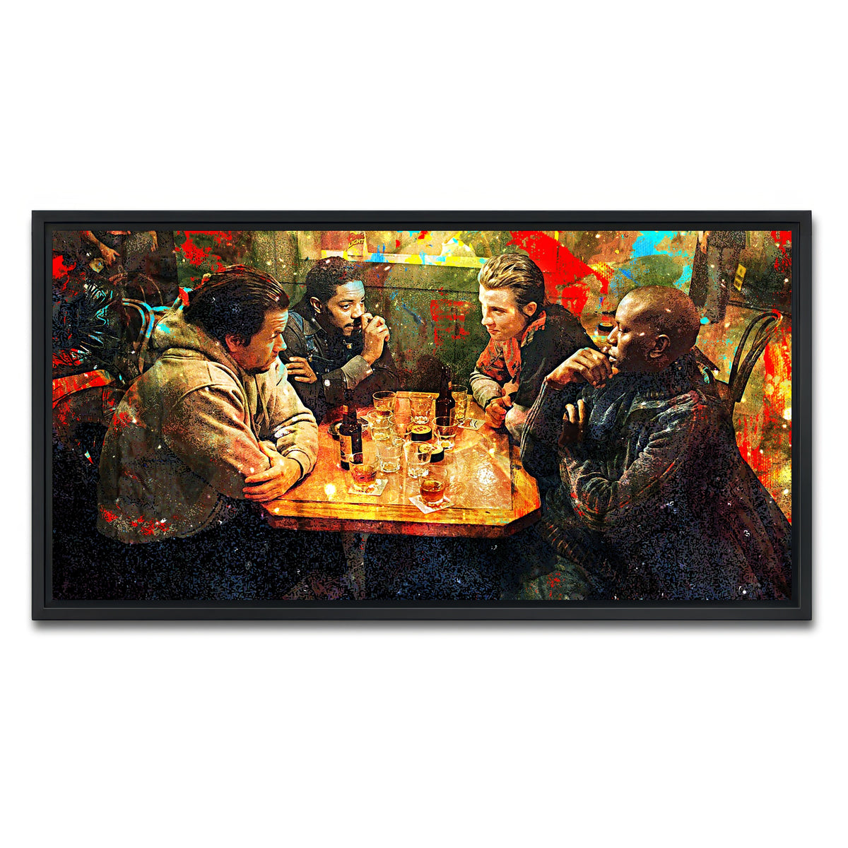 AUTO-MOCKUP WHITE | Four Brothers | 1 Piece | Black Framed Canvas | group=2x1