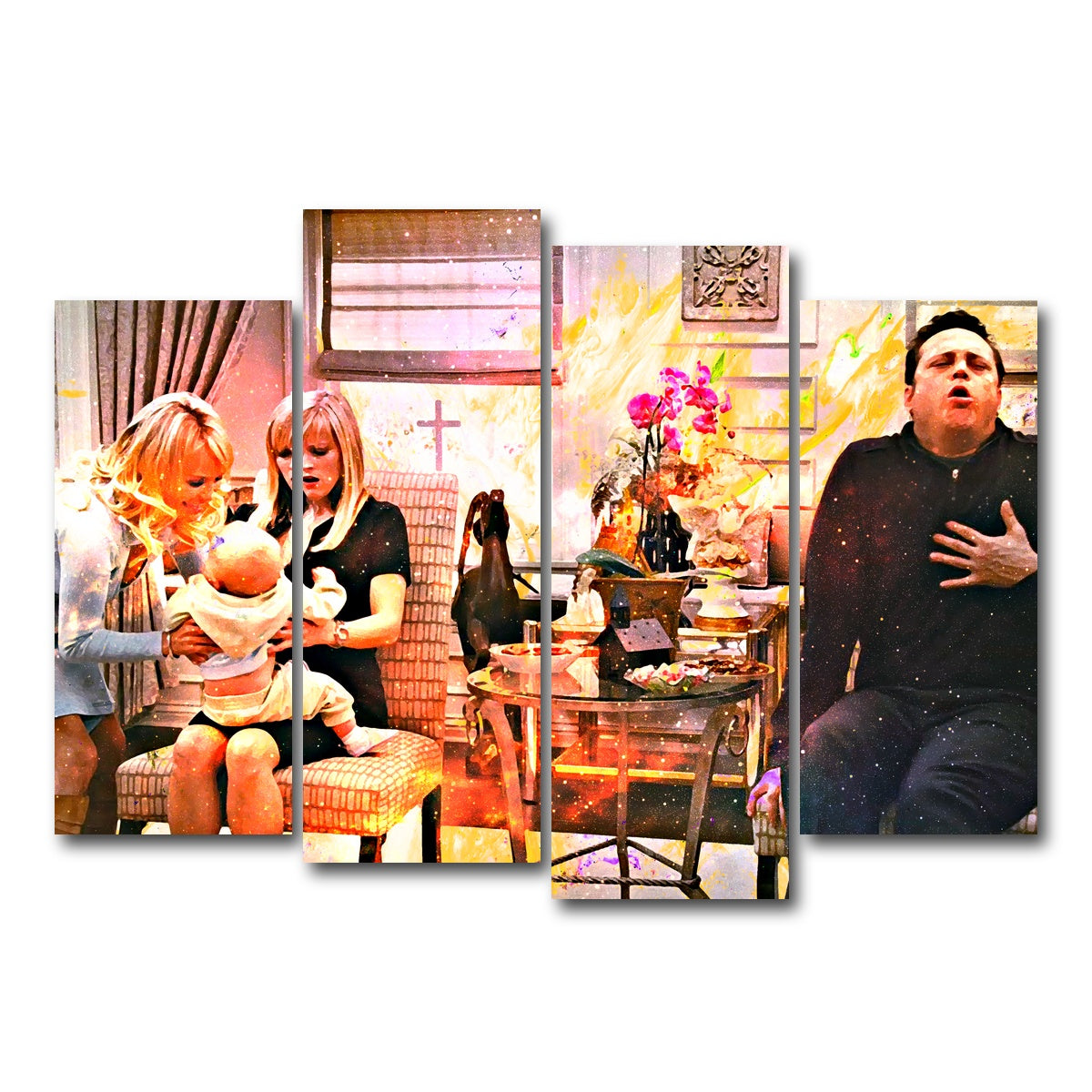 AUTO-MOCKUP WHITE | Four Christmases | 4 Piece | Gallery Wrap Canvas | group=4_normal