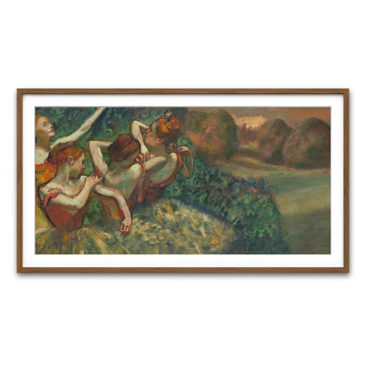 Framed Print 2x1 Walnut