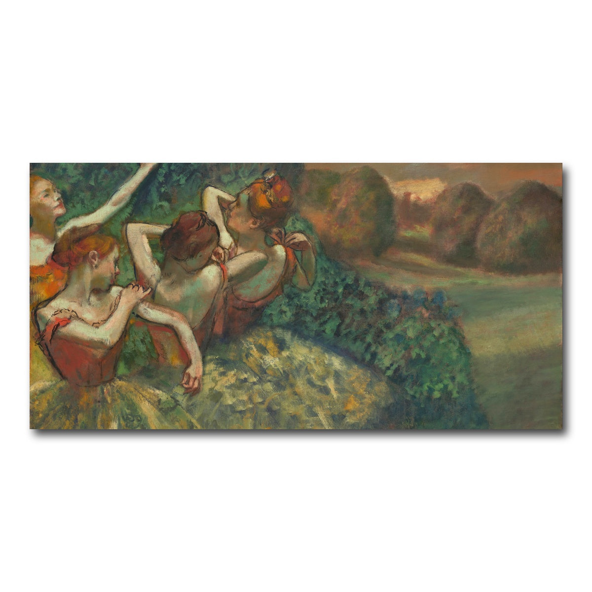 AUTO-MOCKUP WHITE | Four Dancers | 1 Piece | Gallery Wrap Canvas | group=2x1