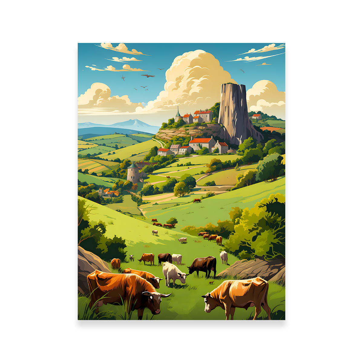 French Countryside Wall Art