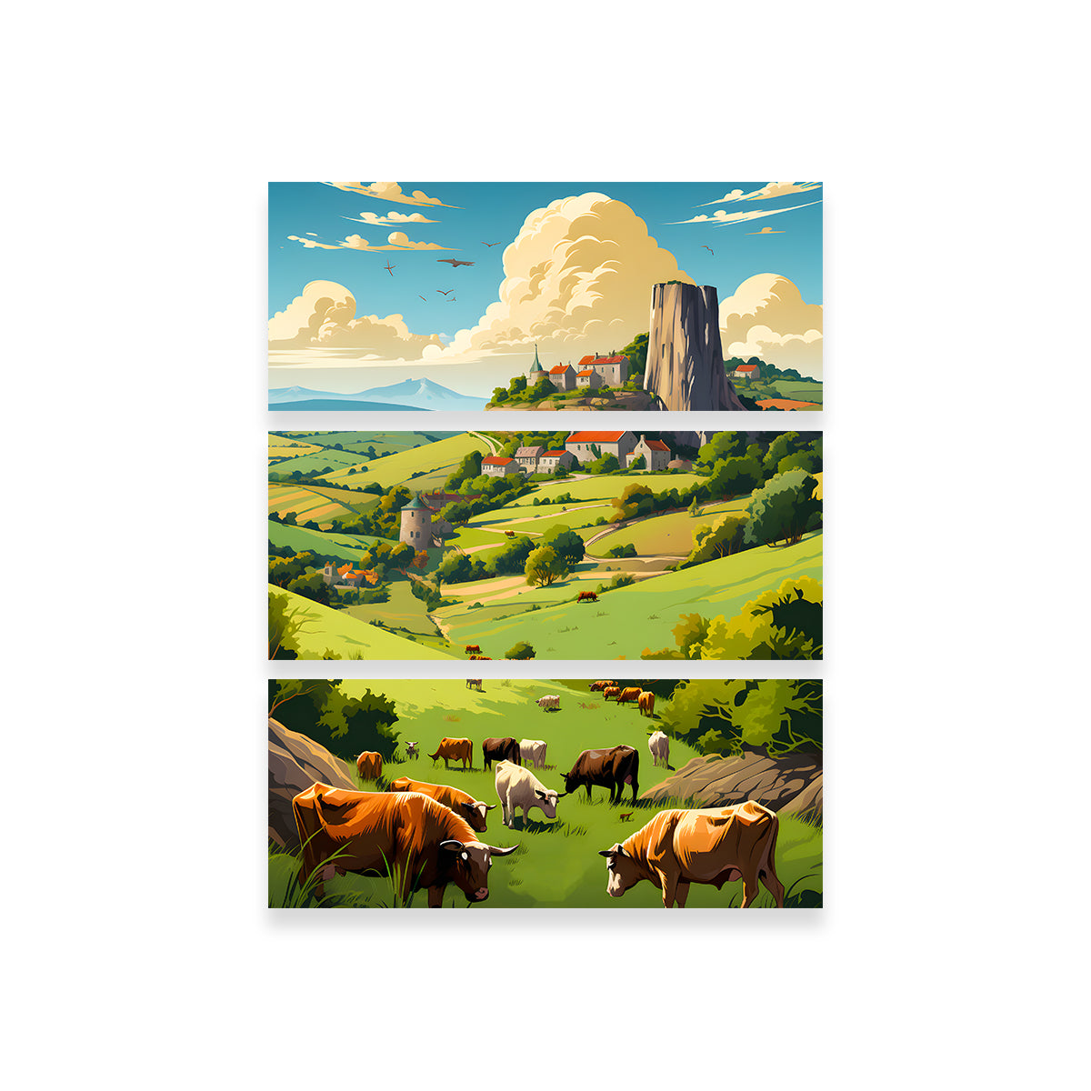 French Countryside Wall Art