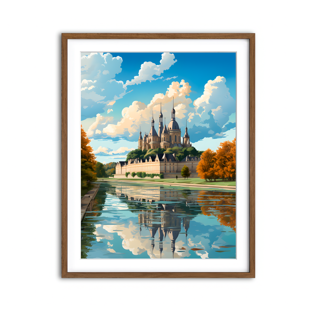 Framed Print 3x4 Walnut