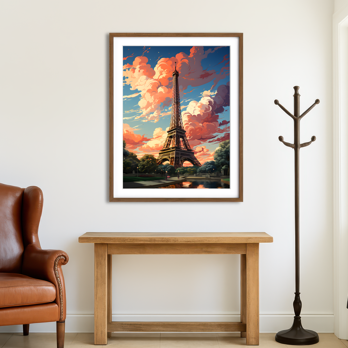 AUTO-MOCKUP ROOM | France - Eiffel Wall Art