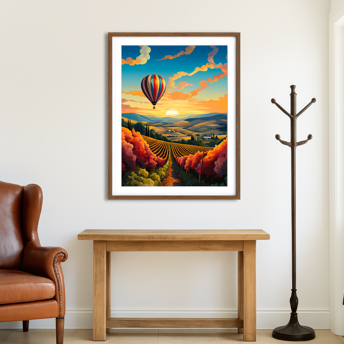 AUTO-MOCKUP ROOM | France - French Vineyards Wall Art