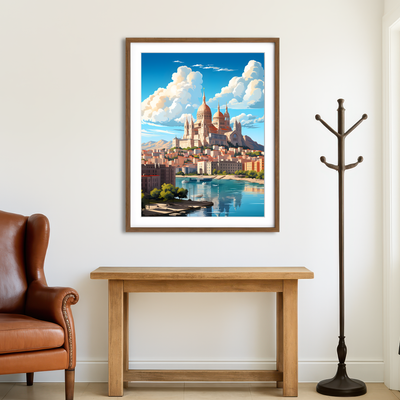 AUTO-MOCKUP ROOM | France - Marseille Wall Art