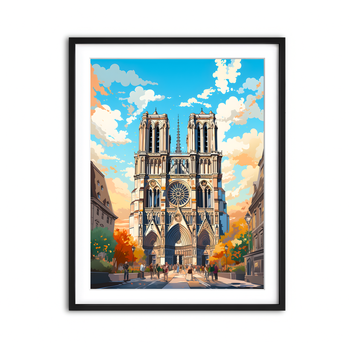 Framed Print 3x4 Black