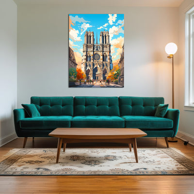 AUTO-MOCKUP ROOM | France - Notre Dame Cathedral