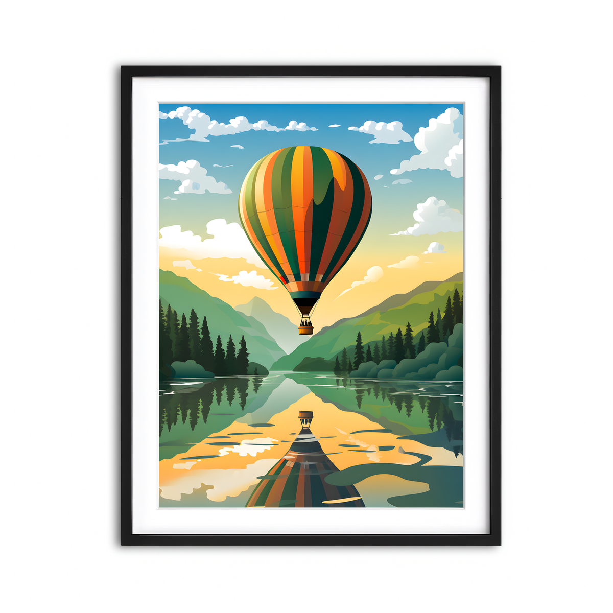 Framed Print 3x4 Black