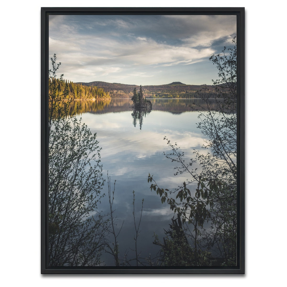 AUTO-MOCKUP WHITE | Francois Lake | 1 Piece | Black Framed Canvas | group=3x4