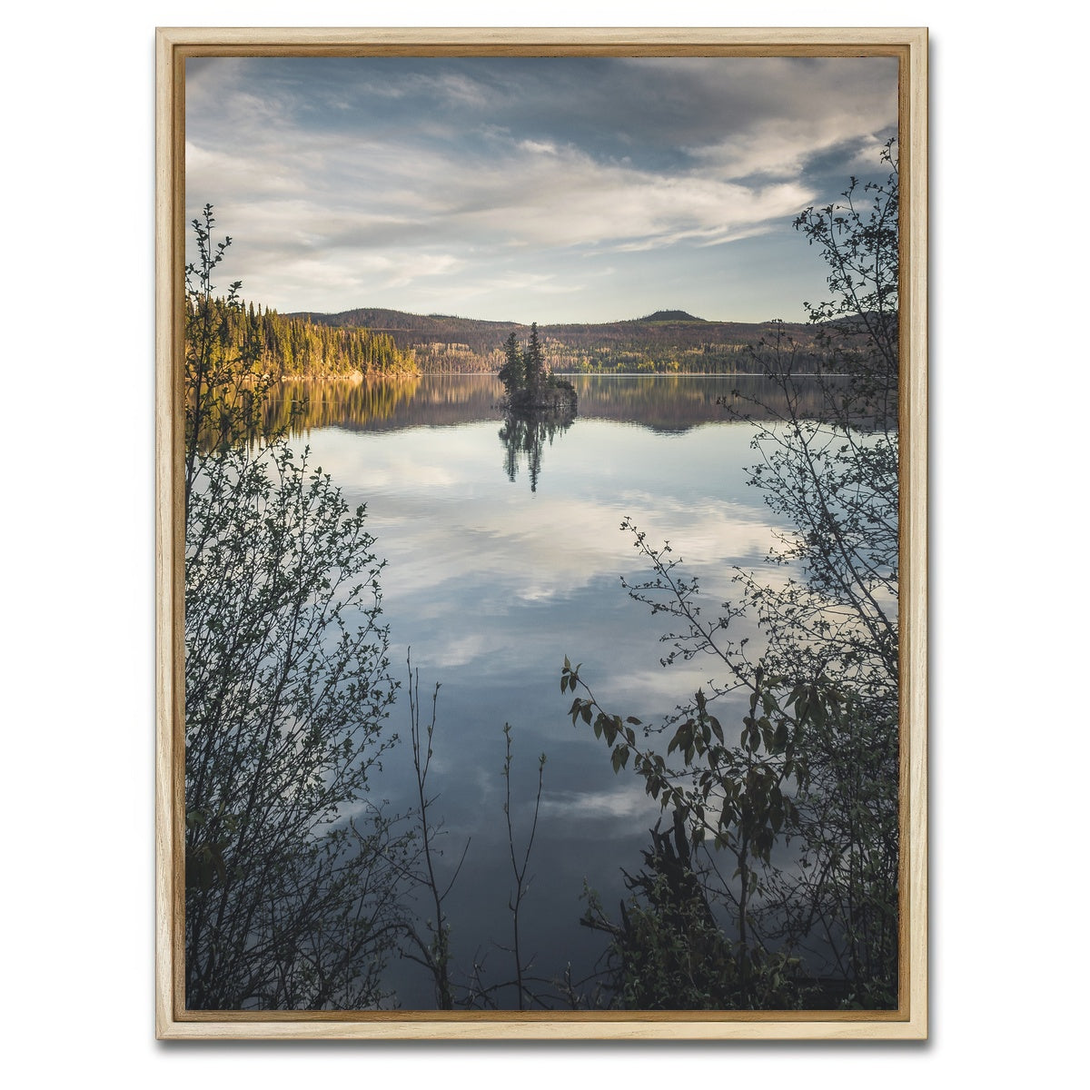 AUTO-MOCKUP WHITE | Francois Lake | 1 Piece | Natural Framed Canvas | group=3x4