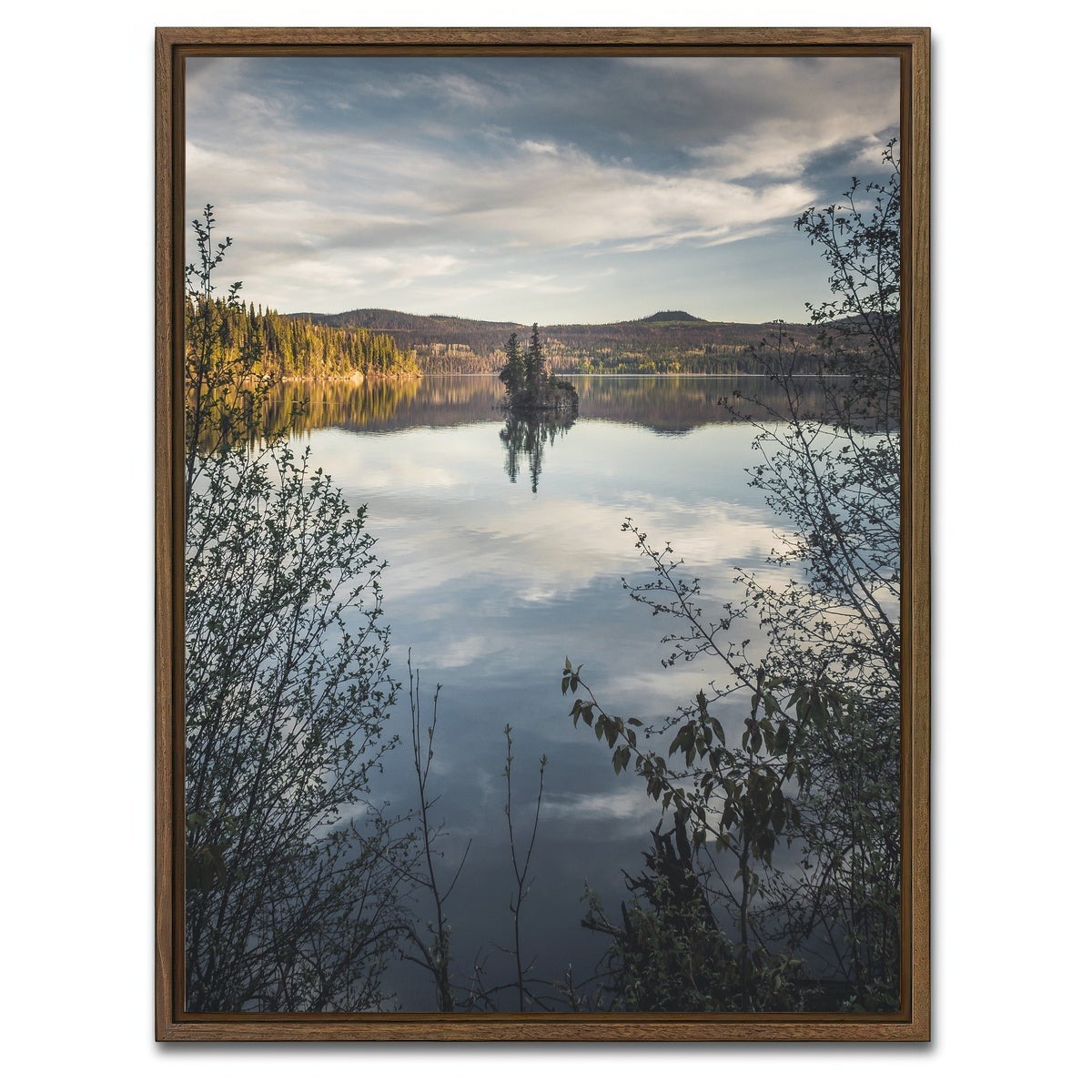 AUTO-MOCKUP WHITE | Francois Lake | 1 Piece | Walnut Framed Canvas | group=3x4