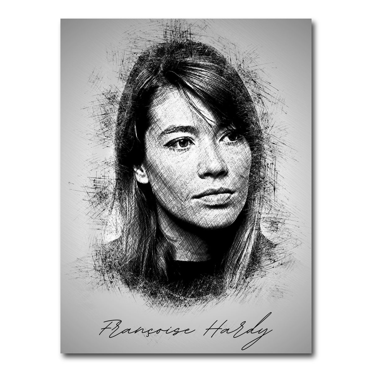 AUTO-MOCKUP WHITE | Francoise Hardy | 1 Piece | Gallery Wrap Canvas | group=3x4