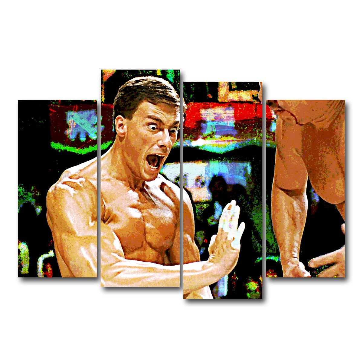 AUTO-MOCKUP WHITE | Frank Dux | 4 Piece | Gallery Wrap Canvas | group=4_normal