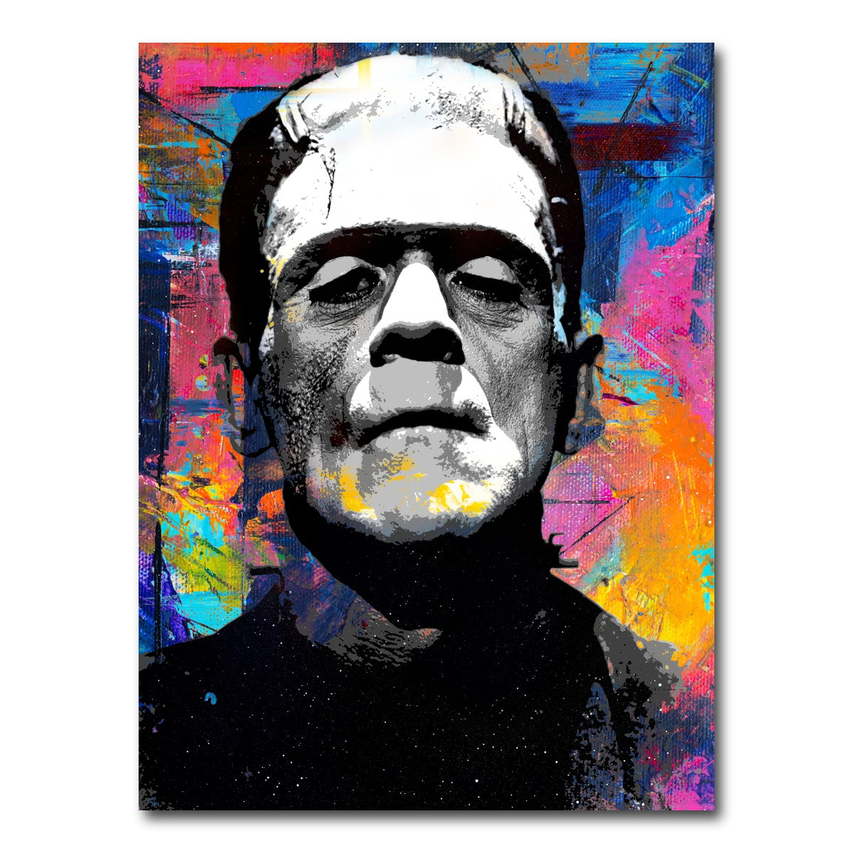 AUTO-MOCKUP WHITE | Frankenstein Colors | 1 Piece | Gallery Wrap Canvas | group=3x4