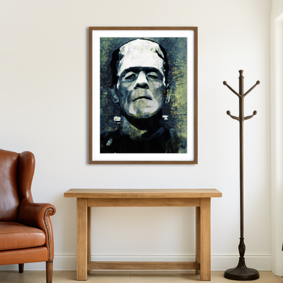 AUTO-MOCKUP ROOM | Frankenstein Wall Art