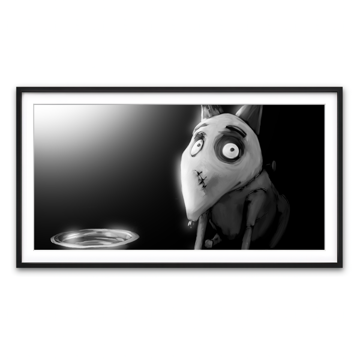 Framed Print 2x1 Black