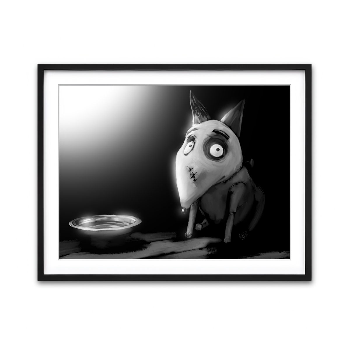 Framed Print 4x3 Black