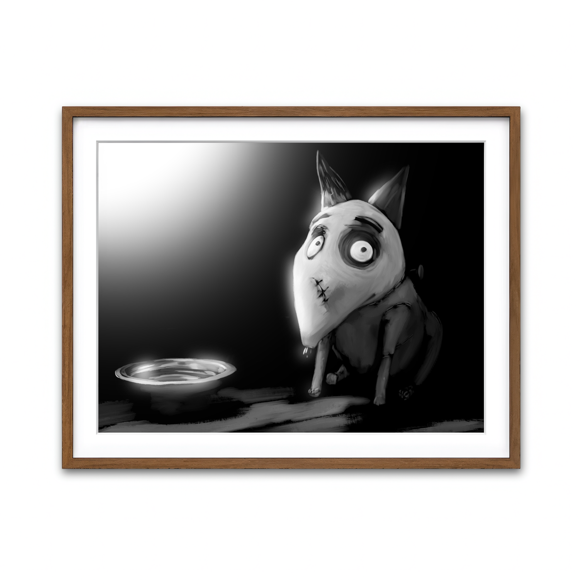 Framed Print 4x3 Walnut