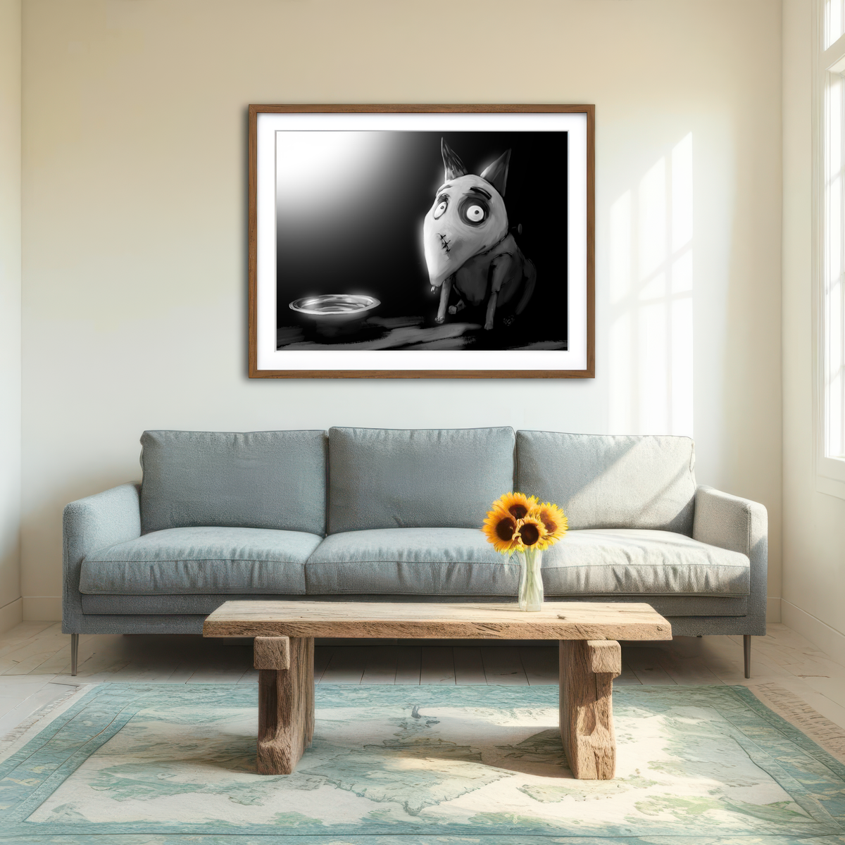 AUTO-MOCKUP ROOM | Frankenweenie Wall Art