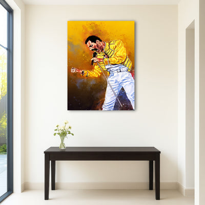 AUTO-MOCKUP ROOM | Freddie Mercury Painting