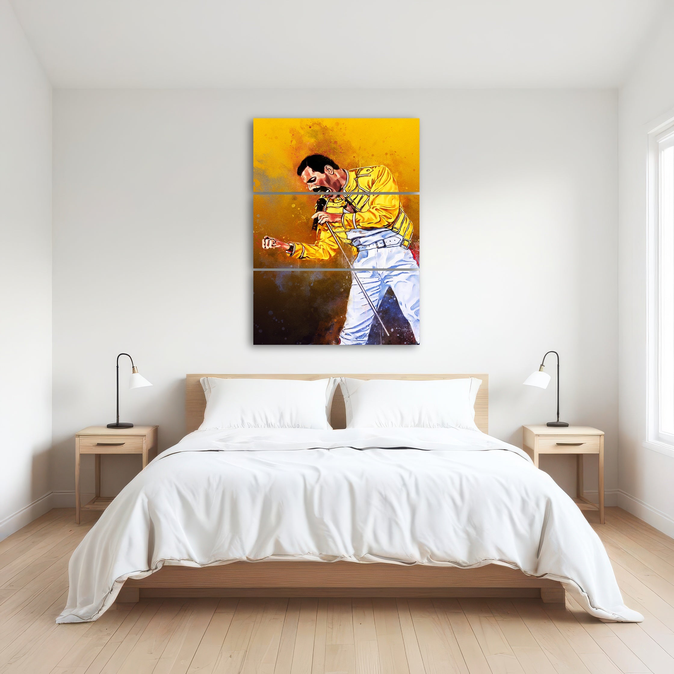 Freddie Mercury Painting Wall Art