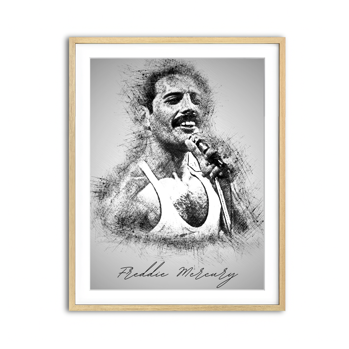 Framed Print 3x4 Natural