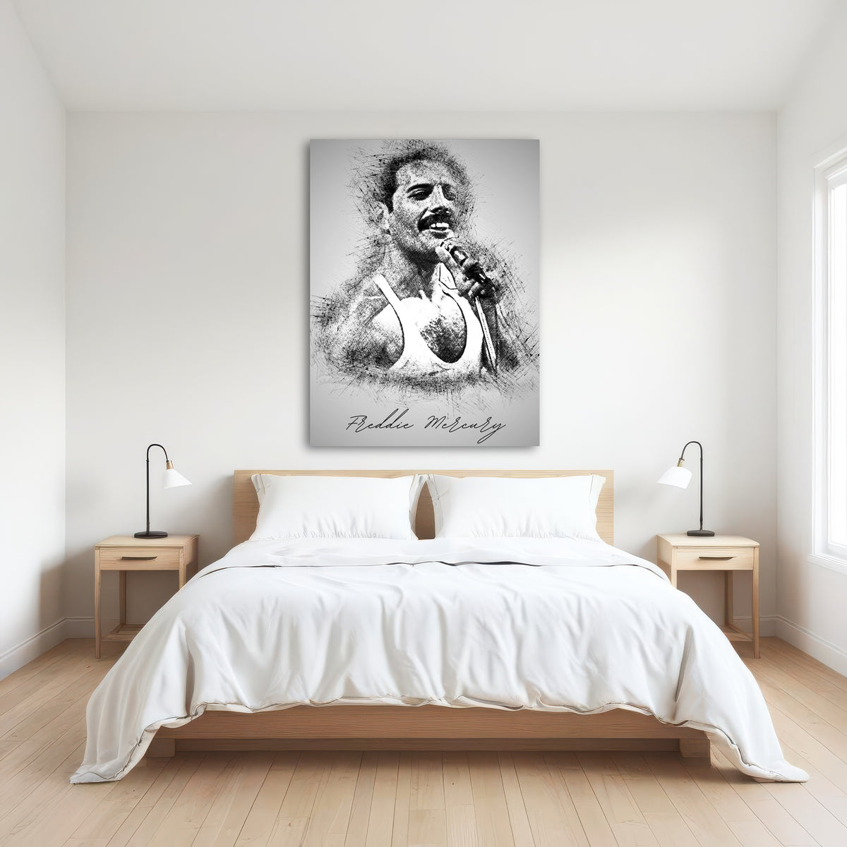 AUTO-MOCKUP ROOM | Freddie Mercury With Mic