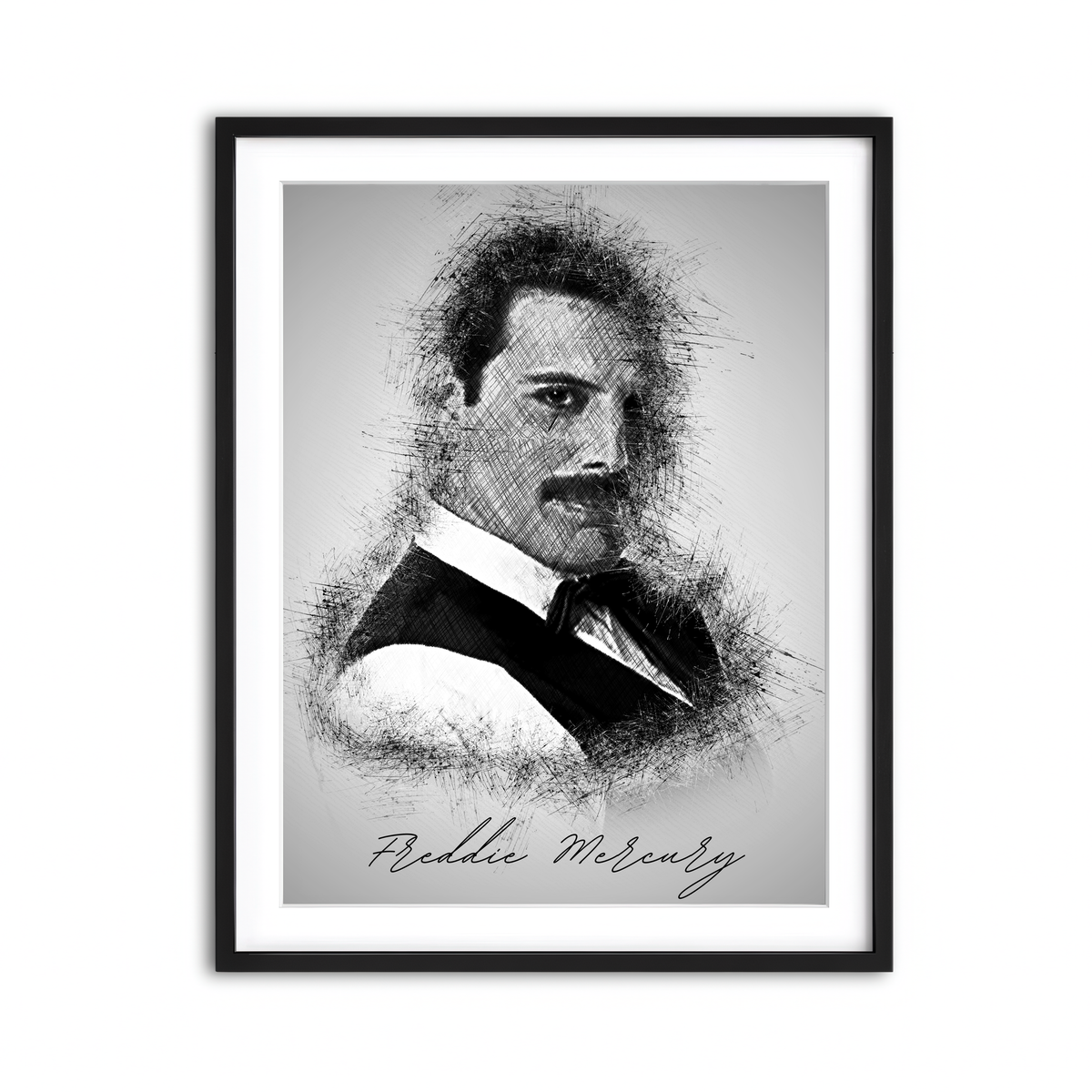 Framed Print 3x4 Black